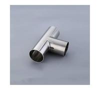 DIN DN50 54 mm Tubo OD Soldadura a tope Tee 3 vías SUS 304 Acero Inoxidable Spliter Homebrew Beer Wine