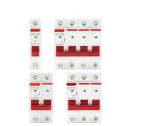 Din Rail 1P 2P 3P 4P 40A 63A 100A 125A Knife Main Switch Isolating Switch for Home Industrial Use Circuit Breaker AC 230V 400V(1P,100A)