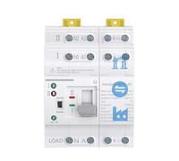 Din Rail 2P 4P ATS Dual Power Transfer Switch Electrical Selector Switches Uninterrupted Power 110V 220V 63A(4P 63A,110V)