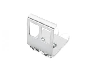 DIN-Rail adapter for 2x Keystone Modules