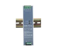 DIN-Rail Fuente de alimentación EDR-75-48 75W 48VDC 1.6A CA/CC Fuente de alimentación de Carril DIN (Size : 12V, Color : 75W)