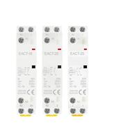 Din Rail Mounted Household Modular AC Contactor 2P 16A 20A 25A 2NO 2NC 220V 230V 50/60Hz(2P 16A 2NO)