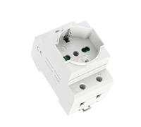 Din Rail Socket Modular Type AC Power Socket Plug EU/FR/US/UK/IT Standard 16A 220V AC Connector Grey AC30 Adapter Connector,práctico