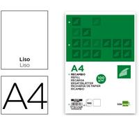 Din Refill A4 100 Hojas 100G/M2 Normal Sin Margen 4 Orificios