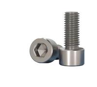 DIN912 Tornillos de casquillo hexagonal de aleación de titanio GR5 TC4 M1.6 M2 M2.5 M3 M4 M5 M6 M8 M10 M12(M6x20 5pcs)