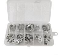 DIN988 - Arandelas de sellado de aluminio, 200 unidades, resistentes a altas temperaturas, para fontanería automotriz, uso industrial, Φ5-14 mm (B)