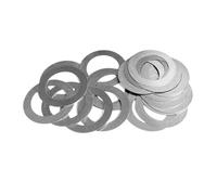 DIN988 M3 a M20 0,1mm 0,2mm 0,3mm 0,5mm 1mm arandela plana de acero inoxidable junta ultrafina junta de ajuste de alta precisión(M4x10 100pcs,0.1mm Thickness)