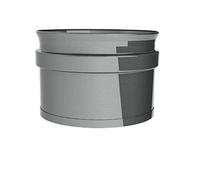 Dinak sw pellets - Colector hollin corto swj 316l diámetro 100