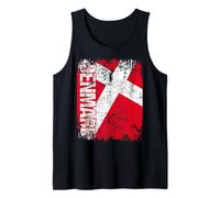 Dinamarca Bandera | Hombres Mujeres Niños Dinamarca Camiseta sin Mangas