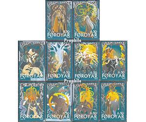 Dinamarca - Islas Feroe Michel.-No..: 436-445 (completa.edición.) 2003 Nórdicos Leyendas (sellos para los coleccionistas)