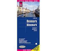 Dinamarca, mapa impermeable de carreteras. Escala 1:300.000 impermeable. Reise Know-How. (Denmark (1:300.000))