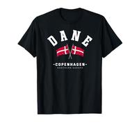 Dinamarca, Patria, danés, Amigo, de, Dinamarca, Bandera danesa Camiseta