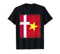 Dinamarca Vietnam Media Bandera Danesa Vietnamita Historia Camiseta