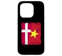 Dinamarca Vietnam Media Bandera Danesa Vietnamita Historia Carcasa para iPhone 15 Pro