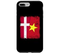 Dinamarca Vietnam Media Bandera Danesa Vietnamita Historia Carcasa para iPhone 7 Plus/8 Plus