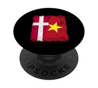 Dinamarca Vietnam Media Bandera Danesa Vietnamita Historia PopSockets PopGrip Adhesivo