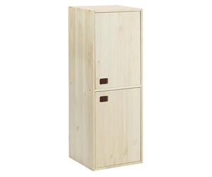 Dinamic Armario multiusos de madera (33 x 37,3 x 105,4 cm, Natural)