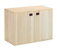 Dinamic Armario multiusos de madera (33 x 70,8 x 53,5 cm, Natural)
