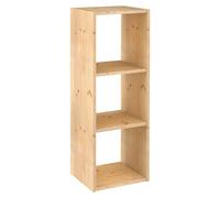 Astigarraga kit line estantería modular 3 cubos dinamic, madera maciz