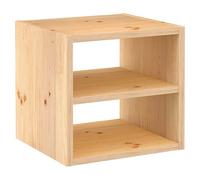 Dinamic Estantería de madera (Al x An x Pr: 36,2 x 36,2 x 33 cm, Capacidad de carga por balda: 50 kg, Número de baldas: 2 ud., Atornillado, Natural)