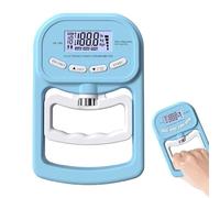 Dinamómetro de fuerza de agarre digital - Probador manual portátil con batería, medidor de entrenamiento de memoria inteligente | Niños Niñas Niños Adultos Fitness Rehabilitación Evaluación deportiva