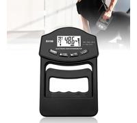 Dinamómetro de Mano Digital, 180 kg/316 Libras, con 19 Juegos de Placas Individuales, Agarre Inteligente, Medidor de Fuerza Electrónico, Pantalla LED Grande
