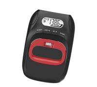 Dinamómetro de mano electrónico ergonómico con capacidad de 200 kg para atletas y aplicaciones médicas, probador portátil de fuerza de mano con función de memoria para gimnasio en casa y uso clínico