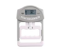 Dinamómetro de pinza de mano electrónico digital, medidor de fuerza de agarre for potencia de agarre de mano de 0 a 120 kg, entrenador de mano deportivo de amplia aplicación(EH101 Gray)