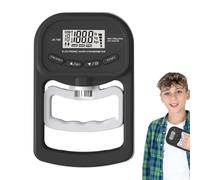 Dinamómetro digital de agarre - Medidor de fuerza portátil, con batería, medidor de entrenamiento preciso, pantalla de memoria inteligente, dispositivo de entrenamiento ergonómico, para entrenamiento