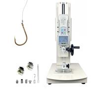 Dinamómetro Digital De Empuje Y Tracción, Soporte Manual Accionado Con Volante, Pantalla Lcd Y Abrazadera, 10-2000 N Y Ca-rrera De 0-270 Mm, Para Ensayos De Tensión En Laboratorio(No ruler,100N)