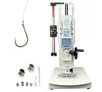 Dinamómetro Digital De Empuje Y Tracción, Soporte Manual Accionado Con Volante, Pantalla Lcd Y Abrazadera, 10-2000 N Y Ca-rrera De 0-270 Mm, Para Ensayos De Tensión En Laboratorio(With ruler,10N)