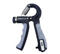 Dinamómetro, Empuñaduras de mano ajustables 5-60kg, dinamómetro ajustable for fortalecer las manos, se refiere a empuñaduras entrenamiento muscular del antebrazo(Black Grey)