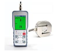 Dinamómetro, Medidor de fuerza digital con sensor celda carga, dinamómetro calibre empuje y presión peso prueba, modo o/pista ± 0.05% FS(10KG Force Gauge)