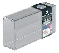 Dinavio Crafthouse Prismatic Evolutions SPC Box - Vitrina acrílica con tapa magnética, acrílico de 8 + 5 mm de grosor con imanes de 5 x 3 mm, compatible con caja de colección Prismatic Evolutions