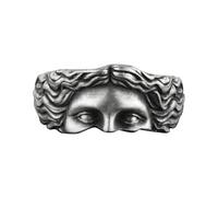 Dinchaakuarry Anillo Griego Antiguo - Anillo de Moda de inspiración Vintage, joyería de Dedo Atemporal | Elegante Anillo de mitología Griega, Anillo de Venus Antiguo para Mujeres y Hombres, joyería