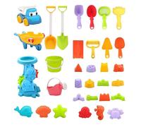 Dinchaakuarry Beach Sand Toys Set | 30-Piece Fun Supplies Sandbox Travel Toy,for Water Pool Outdoor Backyard Park Summer Playing Activities