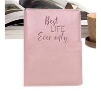 Dinchaakuarry Binder Planner | A6 Lightweight Long-Lasting Organizer Book - Organizer Binder,for Men Women Boys Girls Youth Teens Wife Husband Son Daughter Family