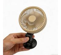 Dinchaakuarry Car Fan,Suction Cup Rotatable Automotive Accessories | Cooling Fan for Window,for Auto Vehicle SUV Dashboard Windshield Summer Hot Weather
