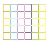 Dinchaakuarry Dry Erase Magnets | Reusable Message Whiteboard Sticker - Magnetic Notepads,for Home Kitchen School Classroom College Fridge Locker, 3.15x3.15 inches
