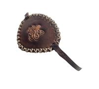 Dinchaakuarry Felt Skull Captain Eye Patch - Cosplay Prop, for Adult Kid, Costume | Adjustable Crossbone Gothic Cover Suitable Halloween Party Role Play Stage Performance Pirate Accessory, 5cm/1.96in