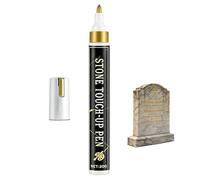 Dinchaakuarry Gold Paint Marker Permanent Quick Dry PenS, Long Lasting Tombstone Marking Pen Metal Glass Wood Rubber Canvas Rock Model Wheel | Perfect Suitable Ideal for Usages Scenarios