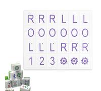 Dinchaakuarry Solo Mahjong Board Game | Tiles Table Travel Set - Single Practice for Pool Party Family Beginners Birthday Home Entertainment Outdoor