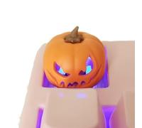 Dinchaakuarry Teclas de Teclado Tema Halloween,Teclas retroiluminadas para Teclado - Decoraciones de Dibujos Animados Calabaza para Mecánica Oficina Hogar Sala de Estudio