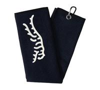 Dinchaakuarry Tiger Golf Towel - Ball Cleaning Cloth, 23.6 X 15.7 Inch Sports Towels Carabiner Clip | Suitable for Men Women Golfers Course Play Club Bag Gear Wiping Spoorts Practice Maintenance