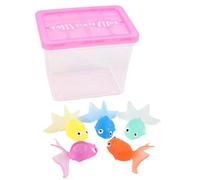 Dinchaakuarry Toy Fish Tank for Cat, Simulation Floating Fish Small Cat Toy, Sea Animals Figure Playsets for Party Favors