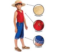 Dinero D Luffy Disfraz Niños Día Del Libro Disfraz Edad 3-10