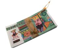 Dinero de antepasado, dinero del infierno para bendecir, traer buena fortuna, accesorio de sacrificio para el festival de Qingming, Halloween, festival de obón, adoración