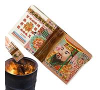 Dinero de antepasado para quemar | Juego de 100 papeles conmemorativos para festival de fantasmas, , tradición cultural, ceremonia, suministro ritual Qingming