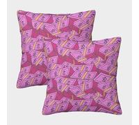 Dinero Funda Almohada 3D Impresa para Hombres, Resistente Al Desgaste Y Suave, Protege Almohada, Uso Diario En Cama 50x50cm