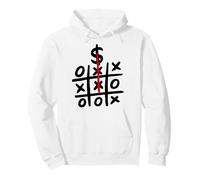 Dinero GANA Divertido X O Juego Meme Hombre De Negocios Rico Sudadera con Capucha